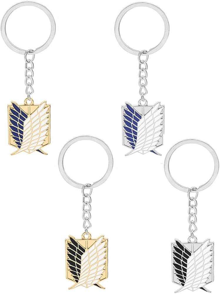 Amazon.co.jp: 進撃の巨人キーホルダー 調査兵団自由の翼キーホルダー